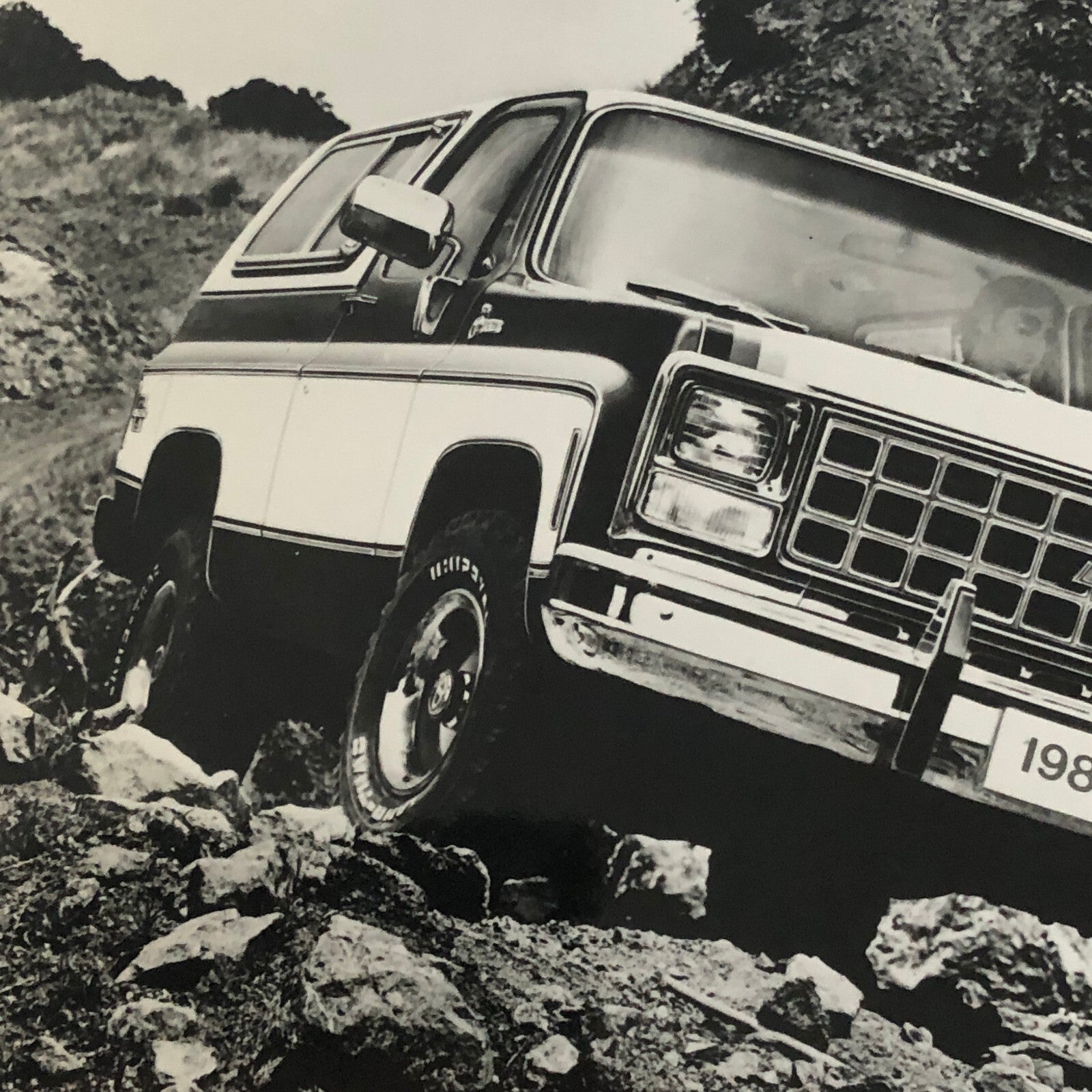 1980 Chevrolet Blazer Truck Press Photo Photograph Print Chevy