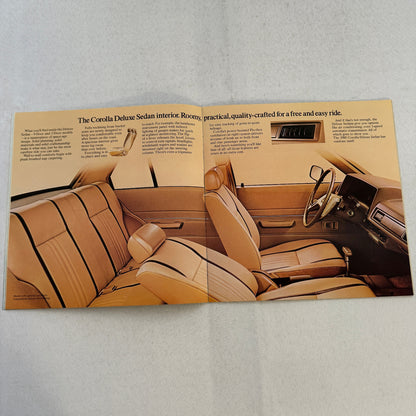 1980 Toyota Corolla Car Sales Brochure Catalog Tercel SR-5 SR5 Sport Coupe