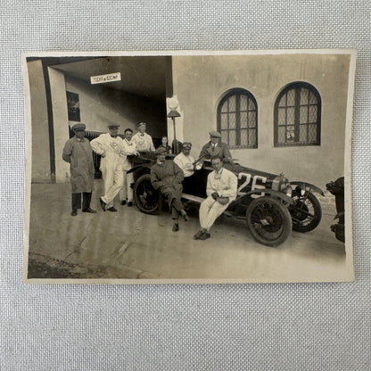Vintage Car Automobile Racing Race Photo Photograph Print OM Team Italian