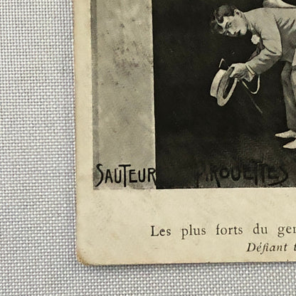 Circus Acrobat Performer Act Postcard Post Card Brothers Kri-Ple-Bers Vintage