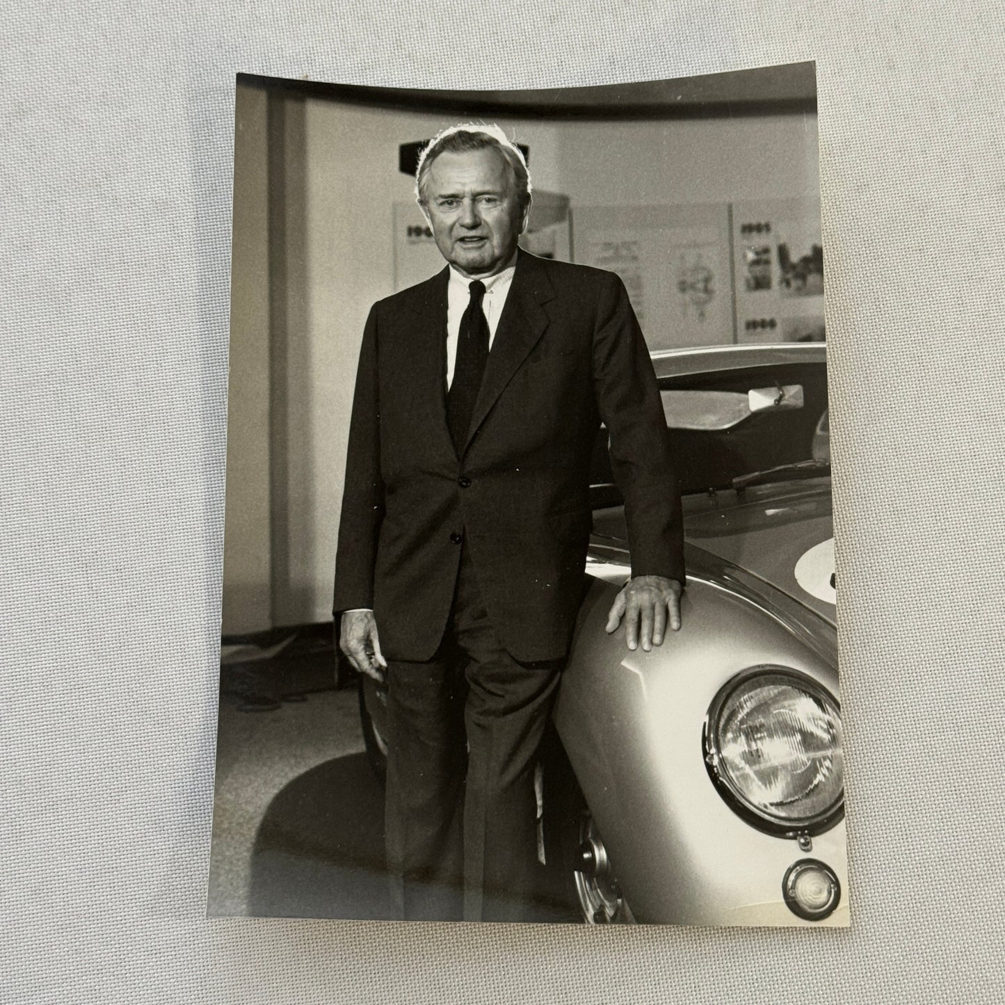 Dr Ferdinand Porsche Factory Press Photo Photograph Print