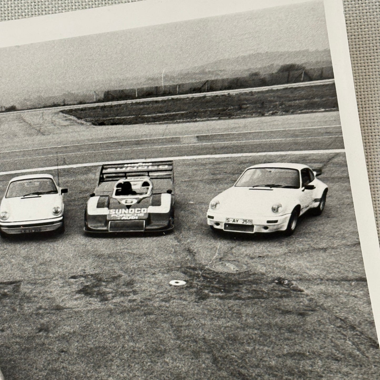 Vintage Porsche Car Photo Photograph Porsche 911 Racing Car 356