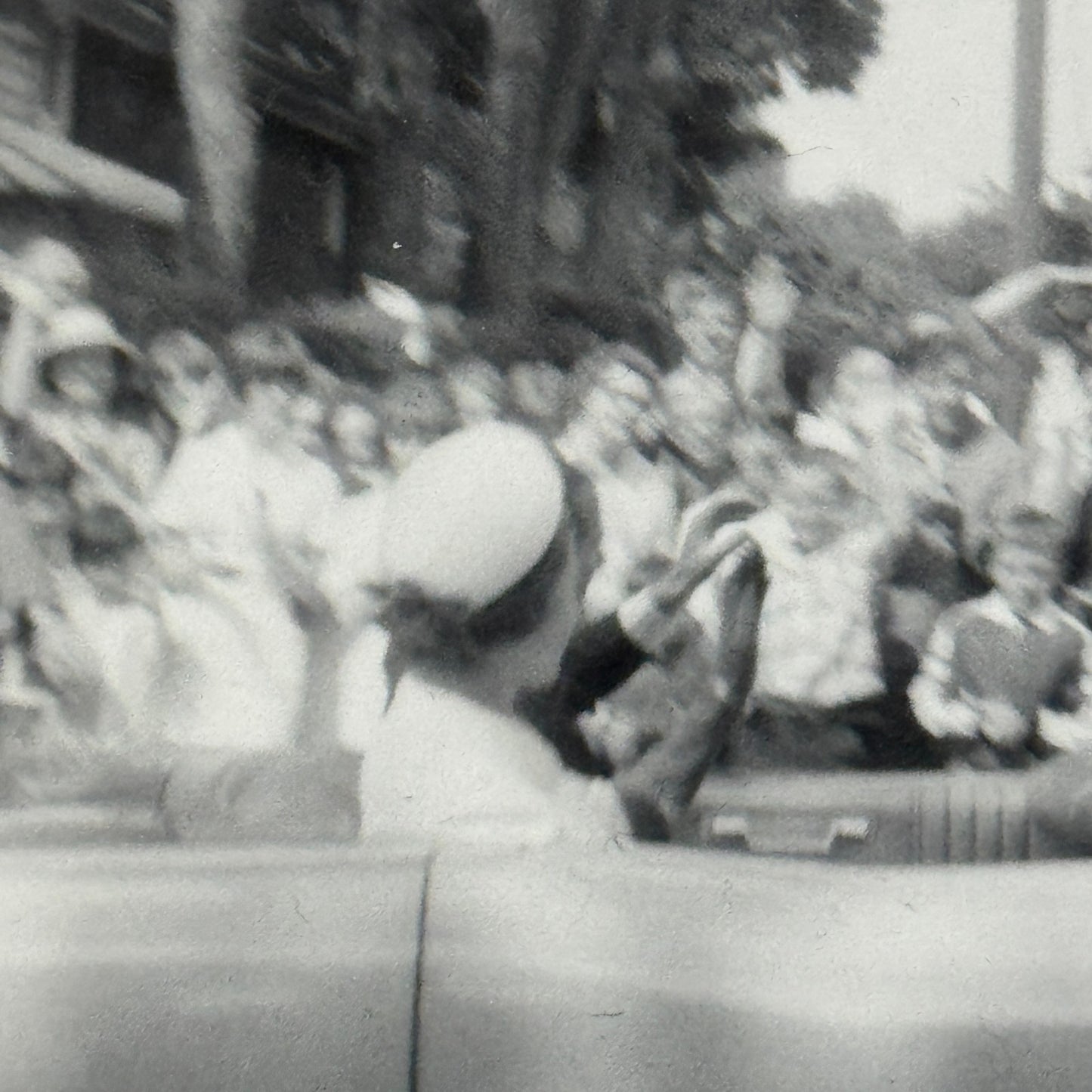 Vintage Presidential Motorcade Car Photo Lady Bird Johnson Lyndon Baines Johnson