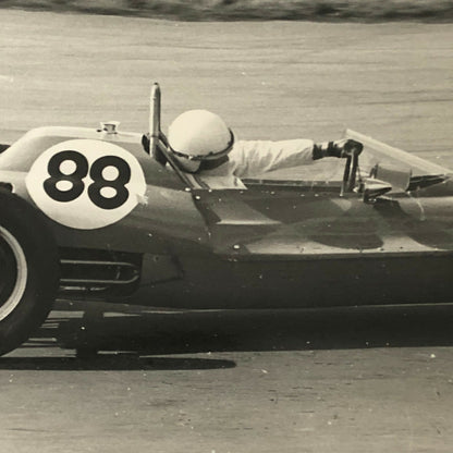 Vintage Racing Car Driver Photo Photograph Print 