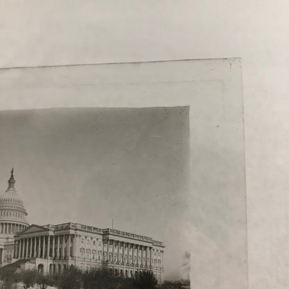 Glass Plate Lantern Slide United States Capitol Building Washington DC