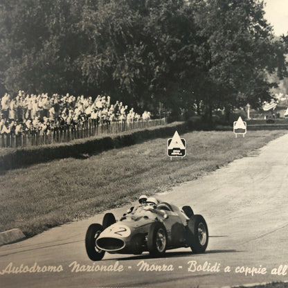 Vintage Autodromo Nazionale Monza Photo Photograph Postcard - Automobile Club 