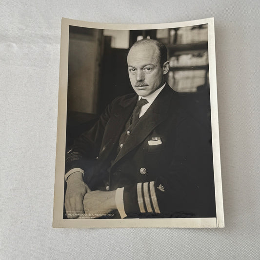 Underwood and Underwood Vintage Press Photograph Photo US Military Man Uniform