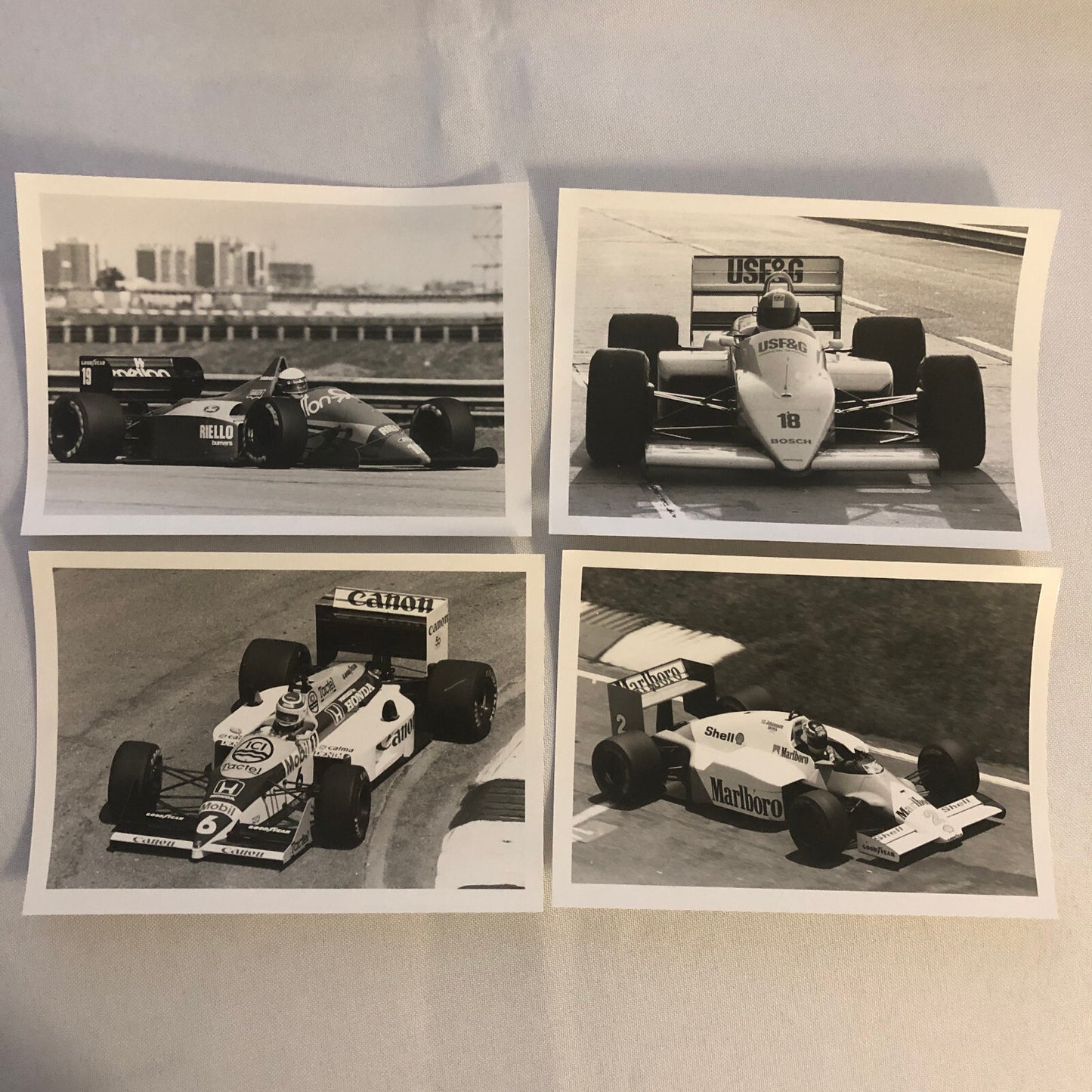 1987 Grand Prix Formula One Racing Photo Lot of 21 F1 Car Driver