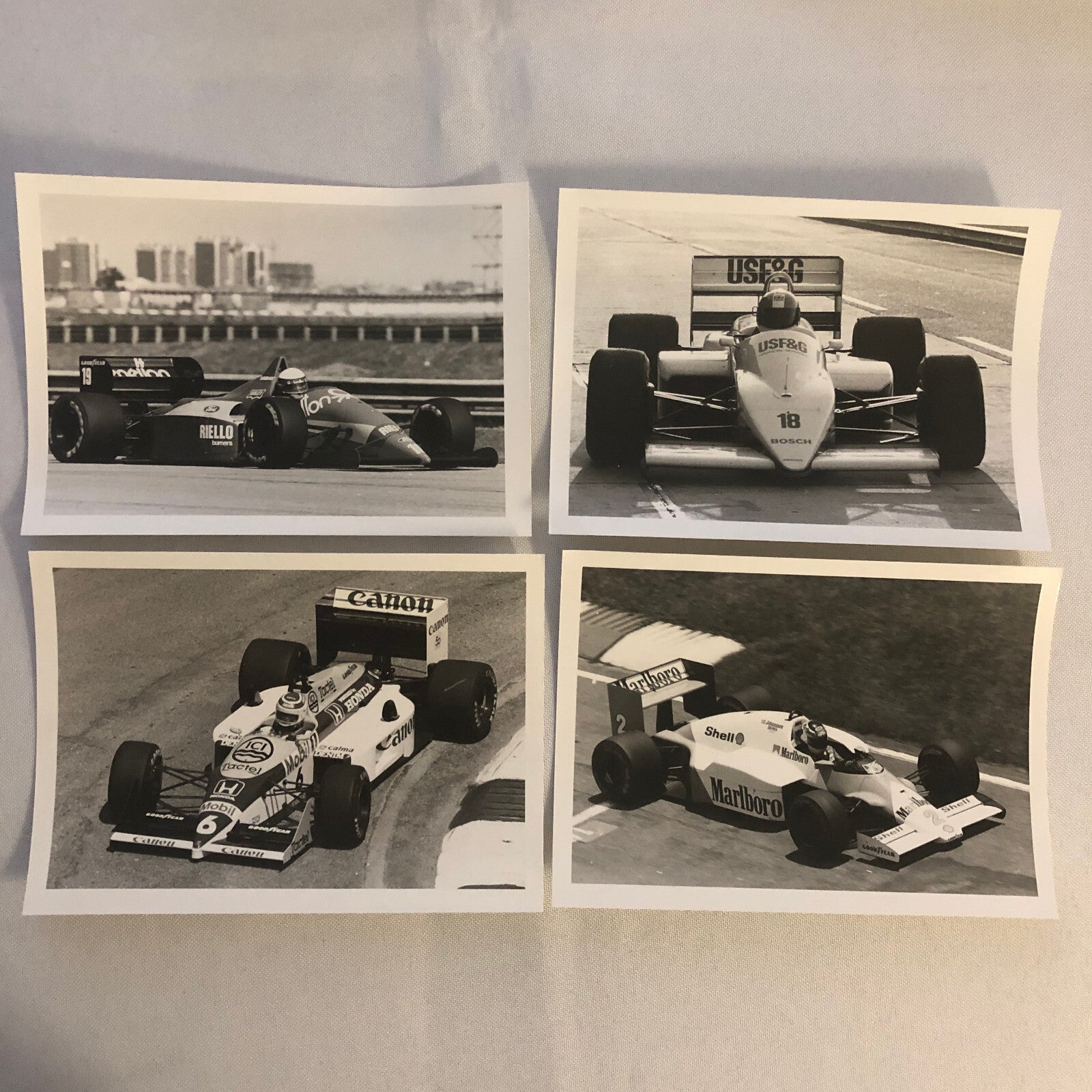 1987 Grand Prix Formula One Racing Photo Lot of 21 F1 Car Driver
