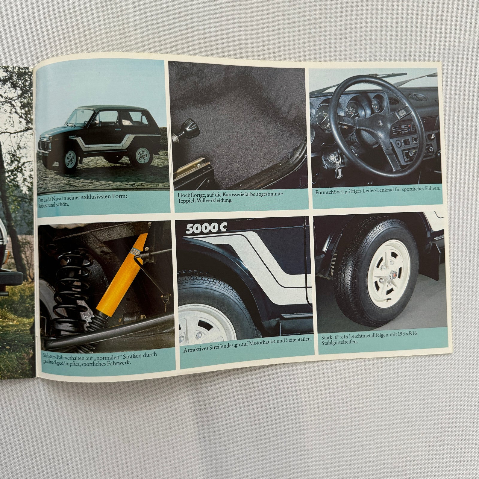 Lada Niva Car Sales Brochure Catalog Niva UT Niva E Niva 5000 C 5000C GERMAN