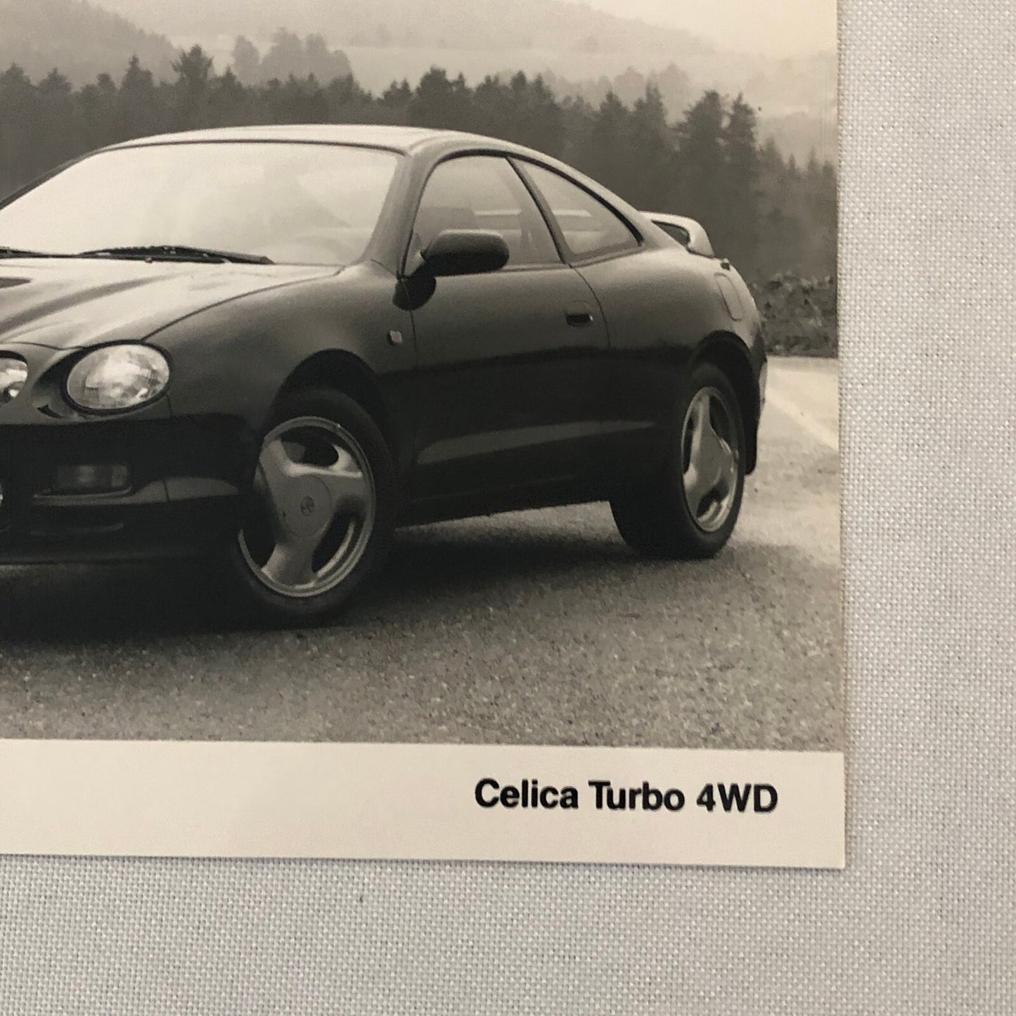 Toyota Celica Turbo 4WD Car Factory Press Photo Photograph