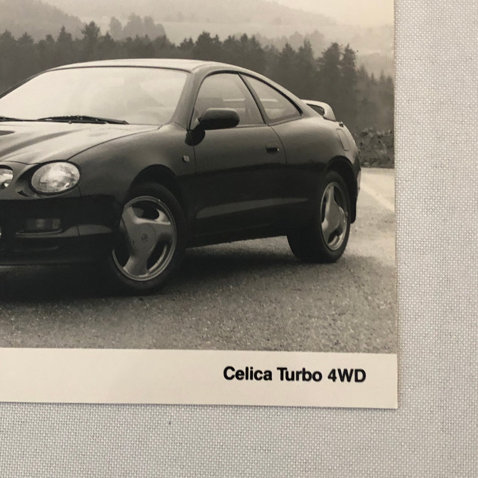 Toyota Celica Turbo 4WD Car Factory Press Photo Photograph