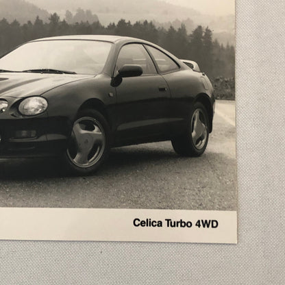 Toyota Celica Turbo 4WD Car Factory Press Photo Photograph