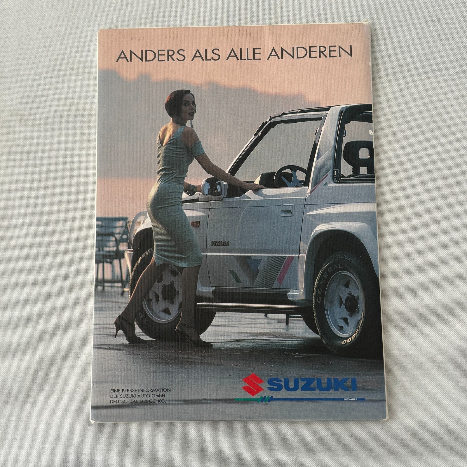 1993 Suzuki Press Kit Brochure German Suzuki Swift Samurai Vitara Super Carry