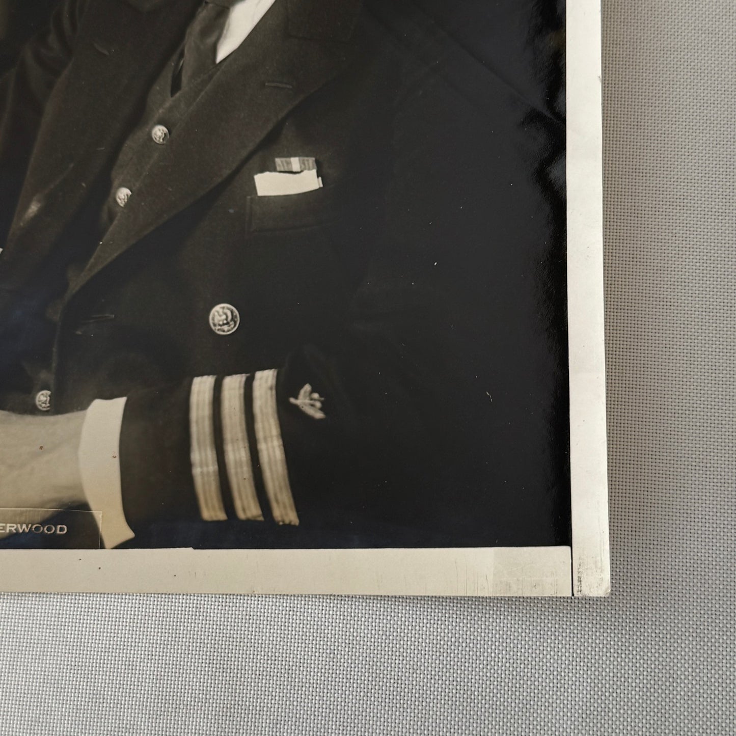 Underwood and Underwood Vintage Press Photograph Photo US Military Man Uniform
