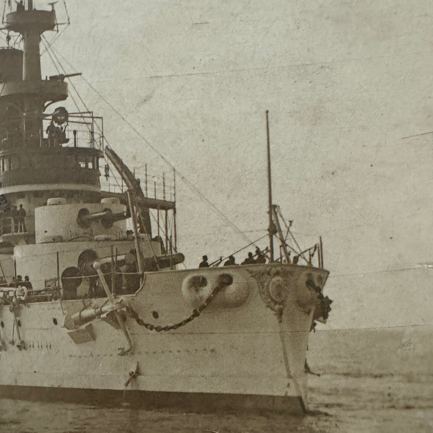 Vintage Boat Ship Photograph Nautical Antique Photo On Board