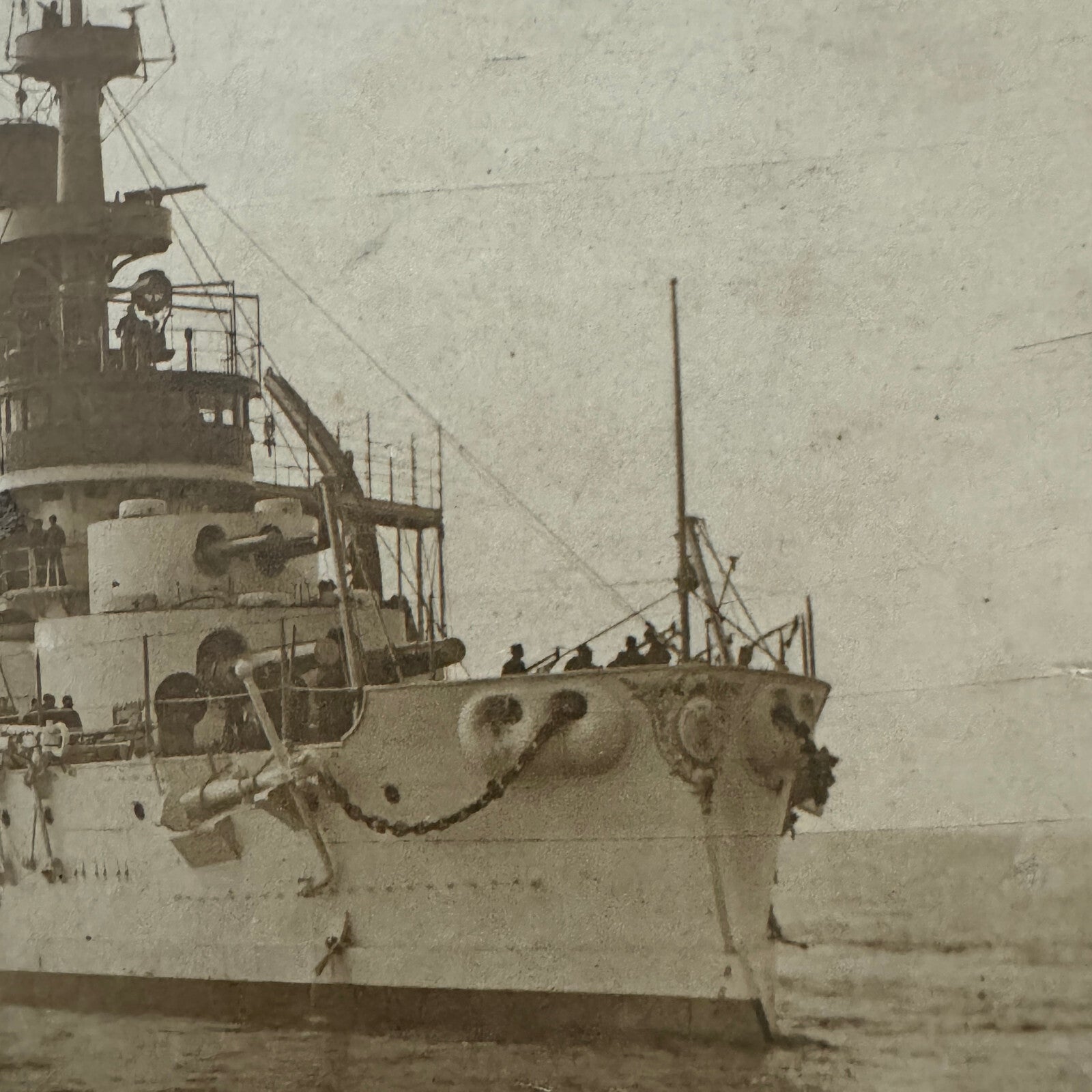 Vintage Boat Ship Photograph Nautical Antique Photo On Board