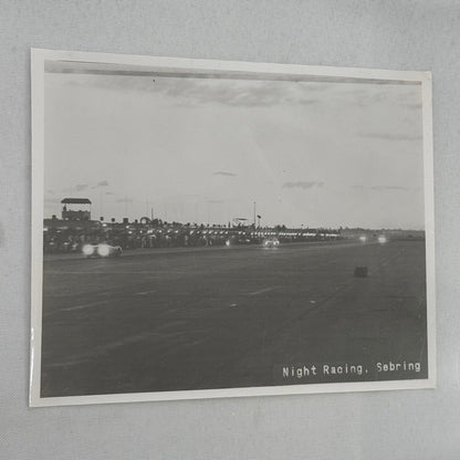 Vintage Racing Photo Night Racing at Sebring Race Track Motorsport