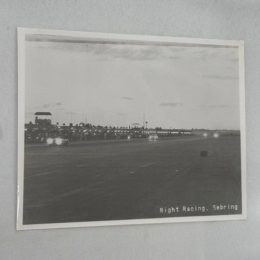 Vintage Racing Photo Night Racing at Sebring Race Track Motorsport