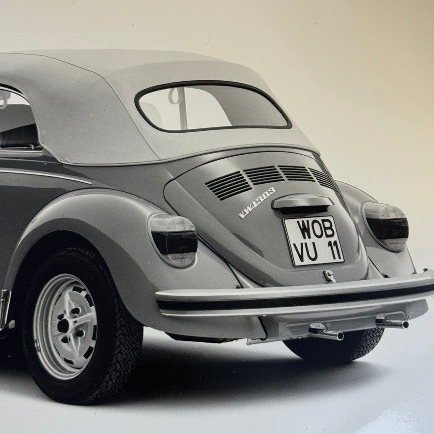 Vintage Volkswagen Beetle Convertible VW Bug Car Photo Photograph Cabriolet
