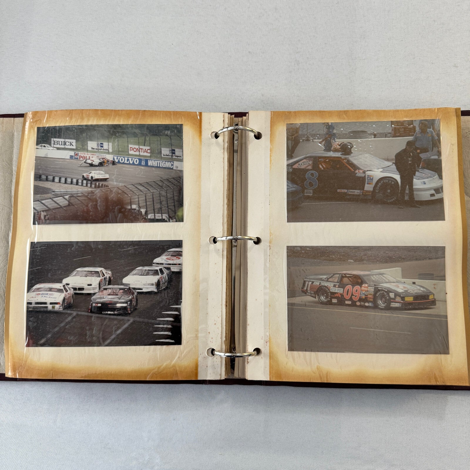 1990 Stock Car Racing Scrapbook Stockcar NASCAR Vintage Over 100 Photographs