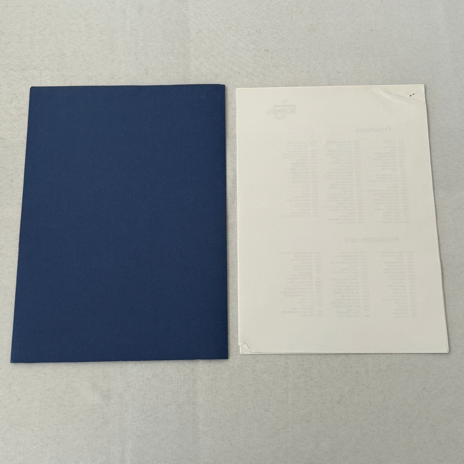2002 Bertone Car History Press Kit in Embossed Folder Alfa Romeo Lamborghini +