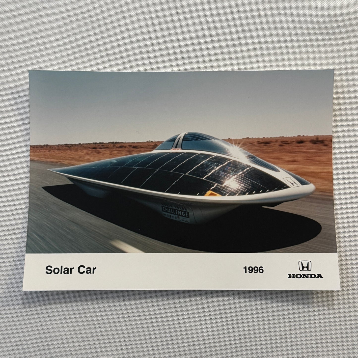 1996 Honda Solar Car Factory Press Photo Photograph Print Lot 2x