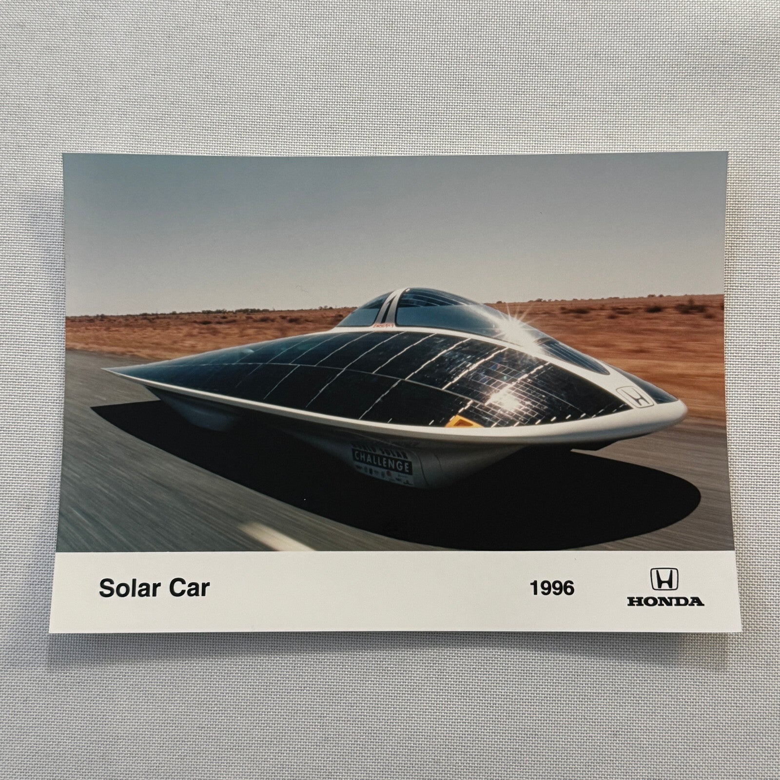 1996 Honda Solar Car Factory Press Photo Photograph Print Lot 2x