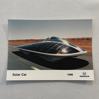1996 Honda Solar Car Factory Press Photo Photograph Print Lot 2x