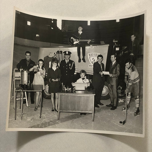 1969 Montreal Press Photo Photograph Hockey Zamboni Rink - Art Taylor Gazette