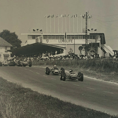 Vintage Car Racing Photo Photograph - Formula 2 Race F2 - Jack Brabham +