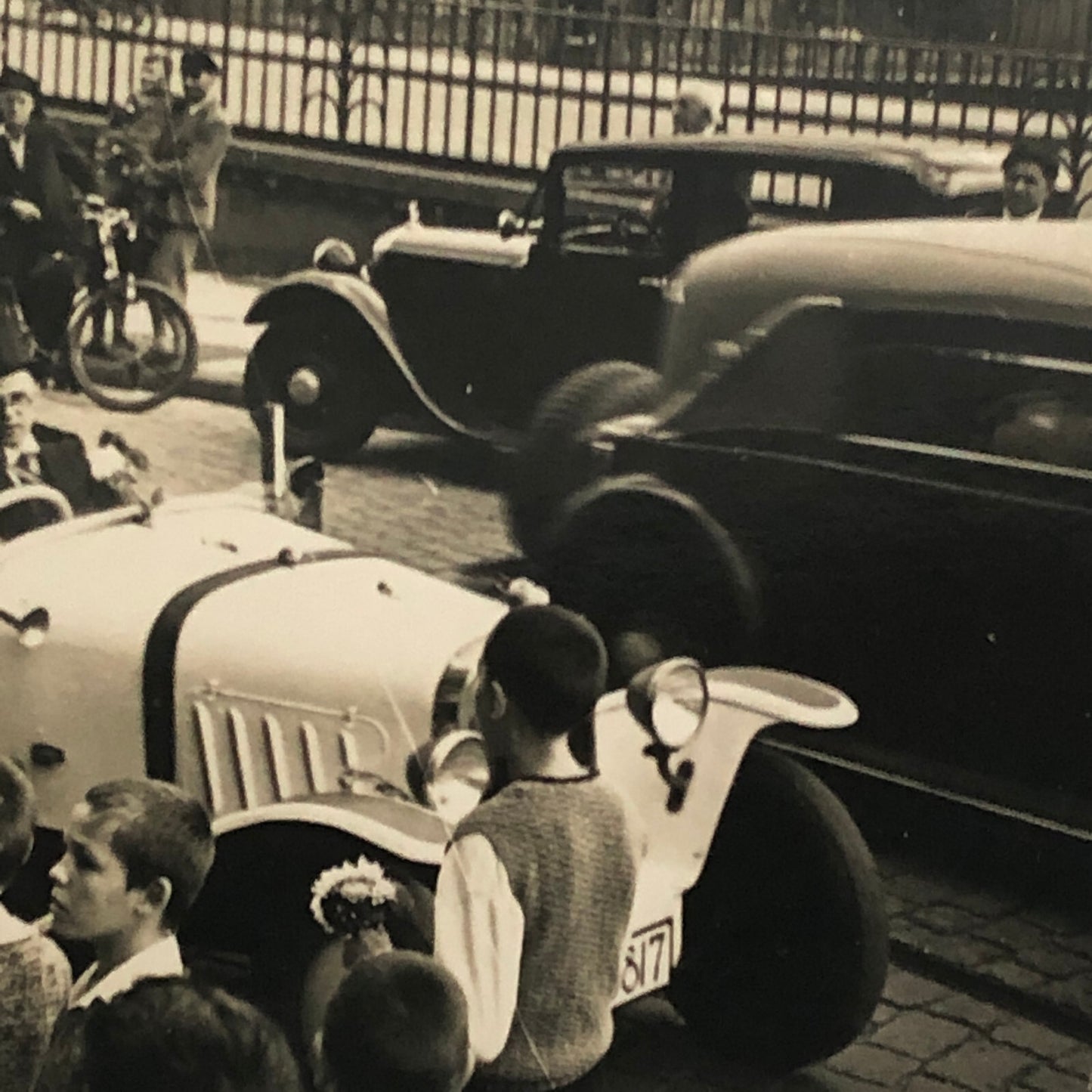 Vintage Parade Car Photo Germany Antique Automobile Photograph Lot of 2