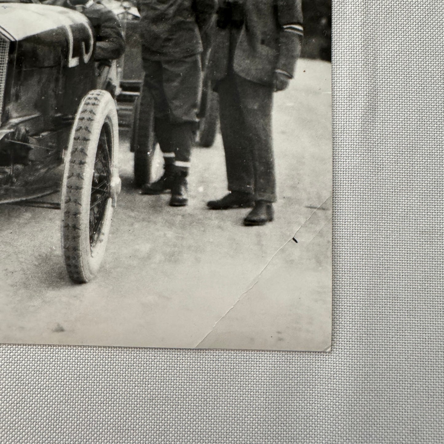 Vintage Benz Racing Photo Photograph Print Porsche Werkfoto Stamp Modern Print