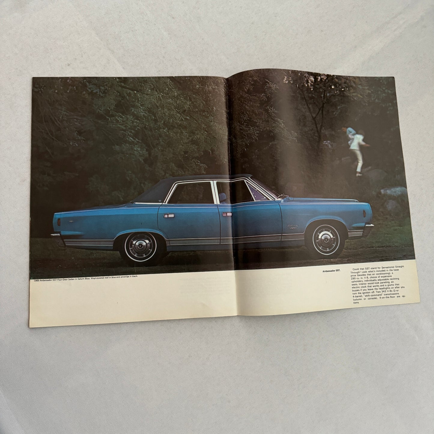 1968 American Motors AMC Brochure Catalog Javelin Rebel American Ambassador AMX