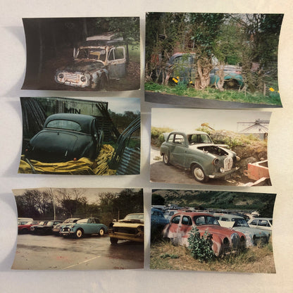 Vintage Austin Barn Find Junk Yard Car Part Photo Photograph Lot of 30