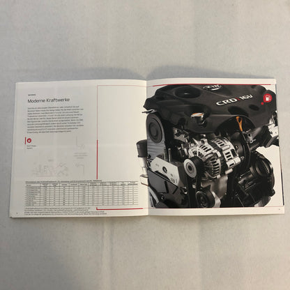 2014 Kia Venga Car Sales Brochure Catalog with Price List GERMAN Market