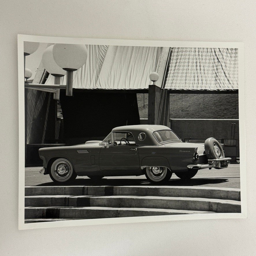 Vintage 1956 Ford Thunderbird Car Automobile Photo Photograph Modern Print