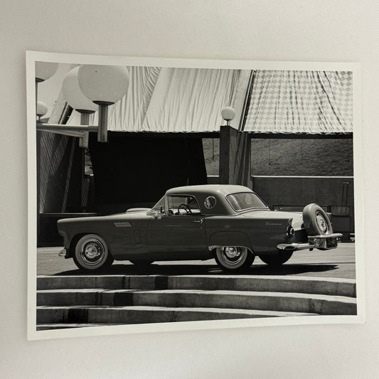 Vintage 1956 Ford Thunderbird Car Automobile Photo Photograph Modern Print