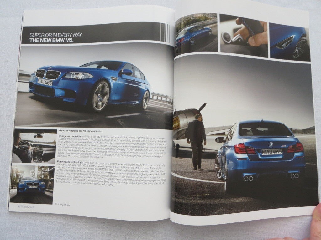 2011 BMW Sales Brochure 1 3 5 6 7 Series X1 X3 X5 X6 M3 X5M Z4 Convertible +