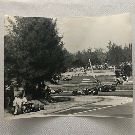 Vintage Grand Prix Racing Photo Photograph Jo Siffert Bernard Cahier