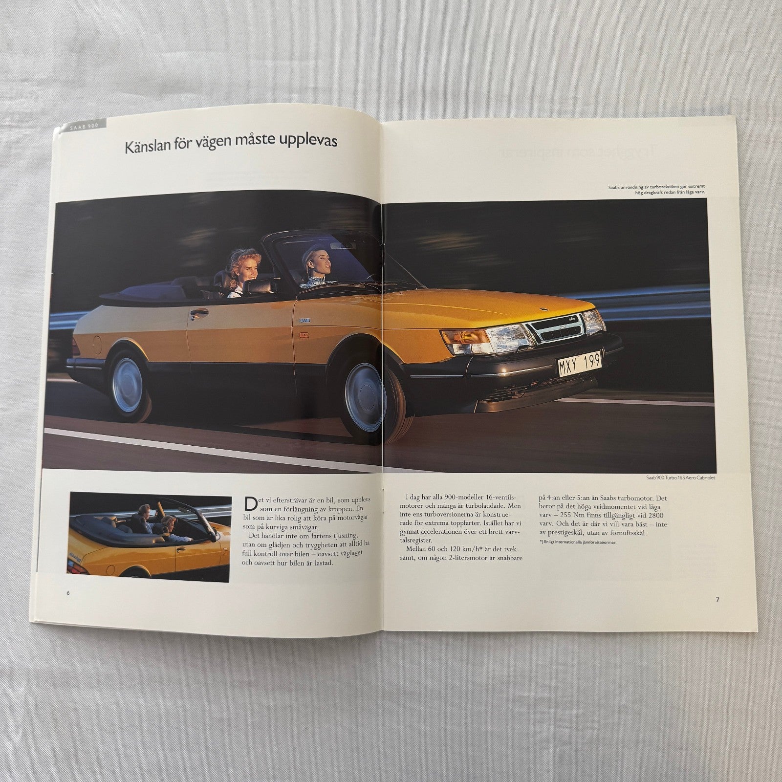 1992 Saab 900 Car Sales Brochure Catalog 900S 900i 900 Turbo Aero SWEDISH