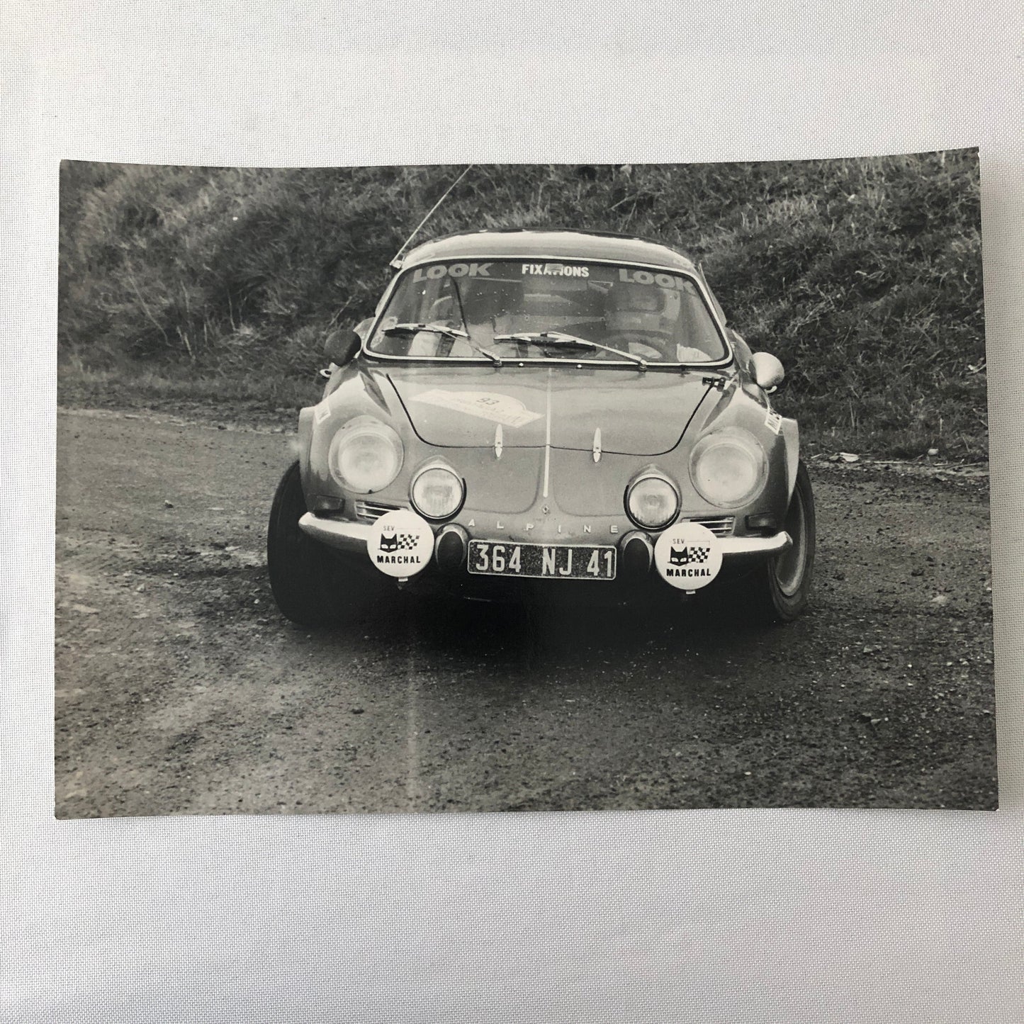Vintage Renault Alpine Racing Car Photo Photograph Print 