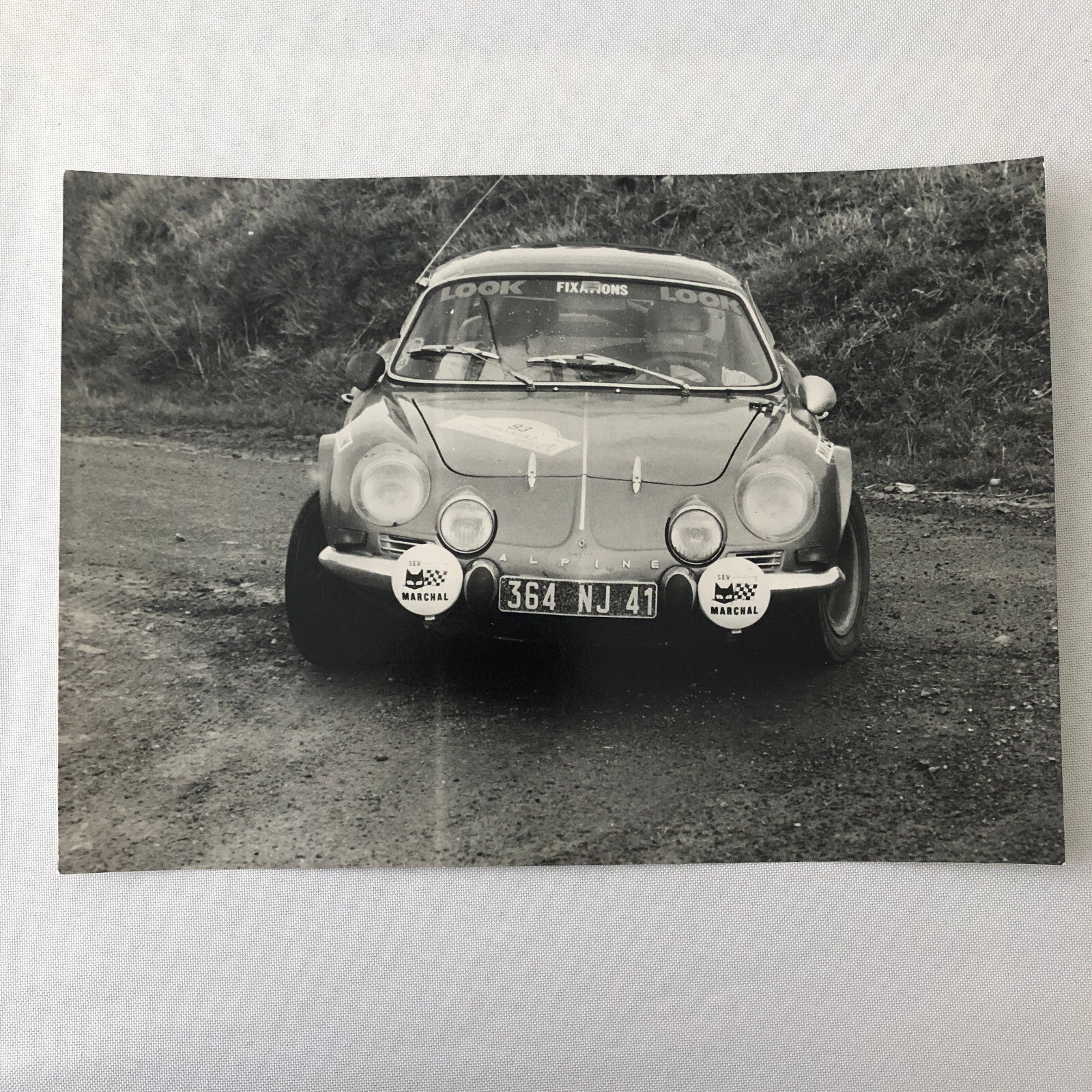 Vintage Renault Alpine Racing Car Photo Photograph Print 