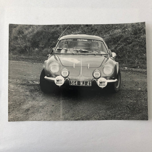 Vintage Renault Alpine Racing Car Photo Photograph Print 