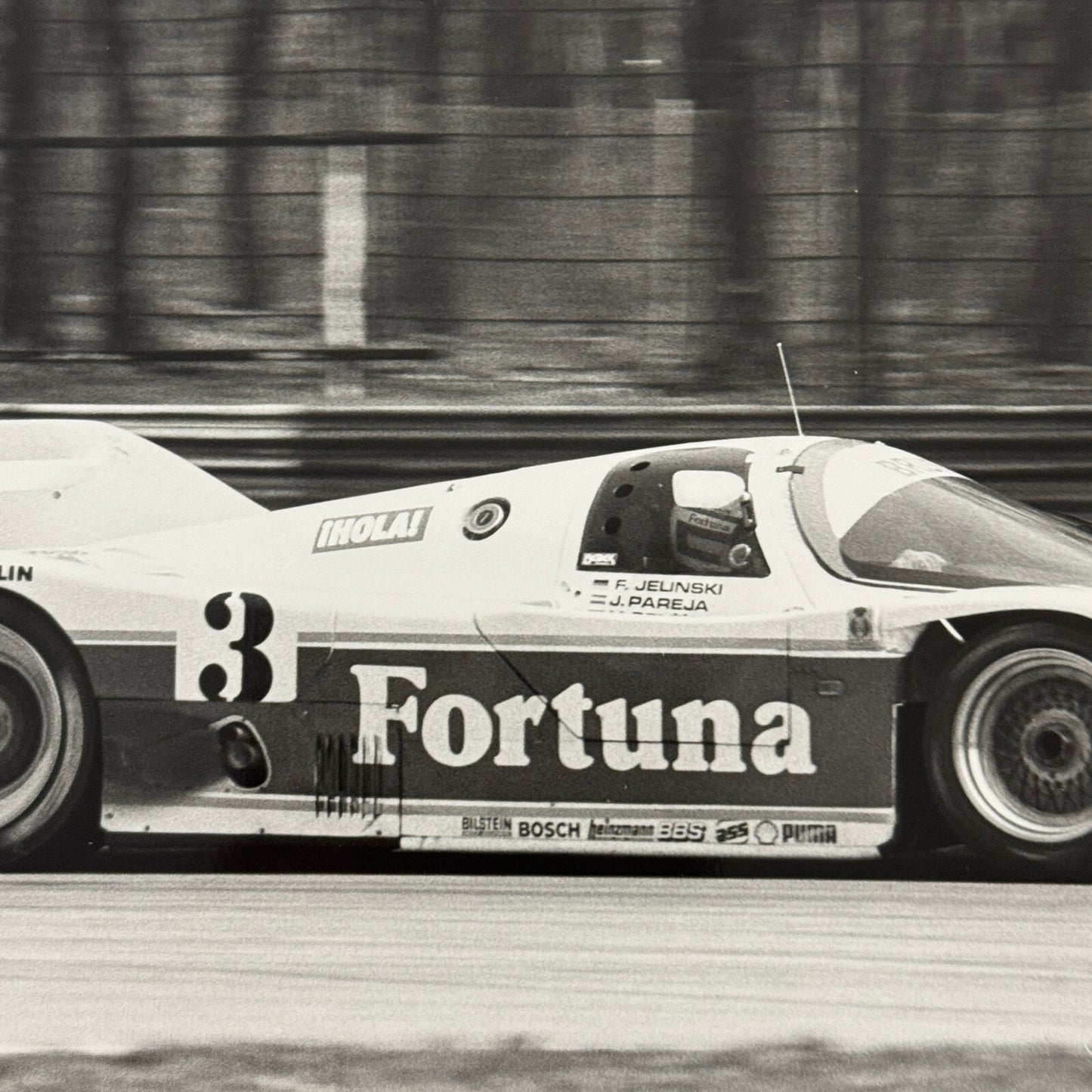 Porsche 962 C 1000KM Monza 1987 Racing Photo Photograph Porsche 962C