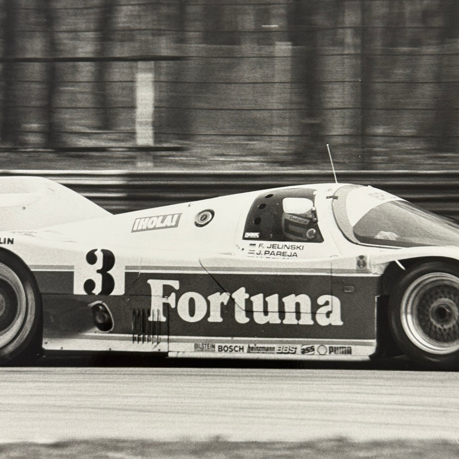 Porsche 962 C 1000KM Monza 1987 Racing Photo Photograph Porsche 962C