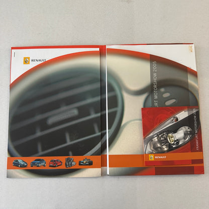 2005 Renault Car Press Kit Clio Sport Concept Egeus Twingo Scenic Megane GERMAN