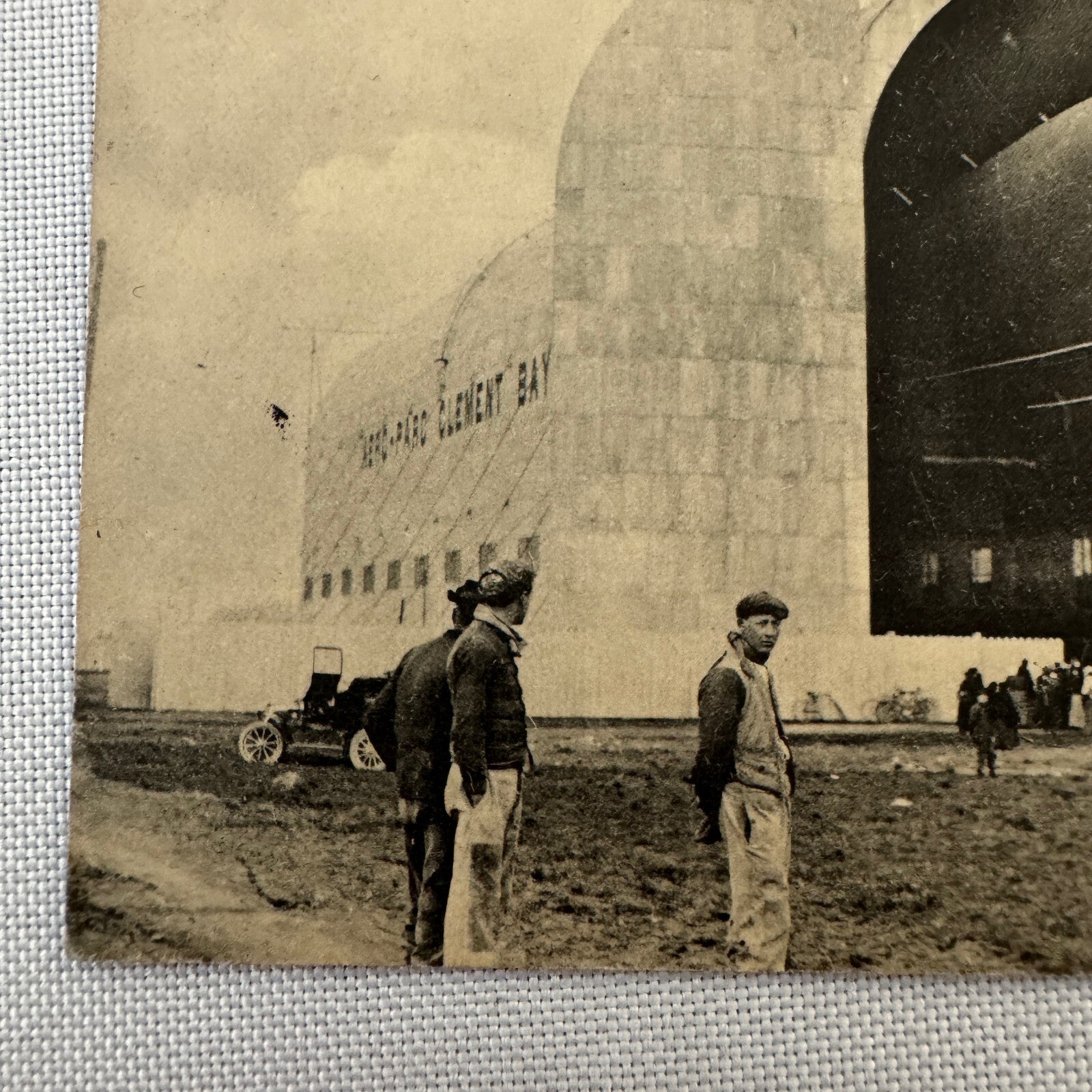 Vintage Zeppelin Airship Dirigible Postcard Post Card French Le Clement Bayard