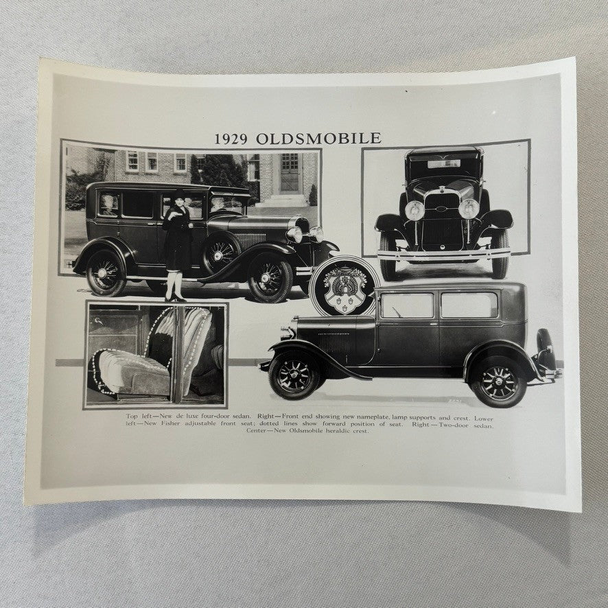 1929 Oldsmobile Car Photo Photograph Vintage Image Modern Print