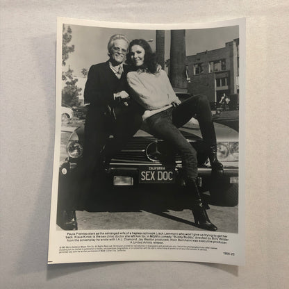 Buddy Buddy Movie Press Photo Photograph Paula Prentiss Jack Lemmon Mecedes SL